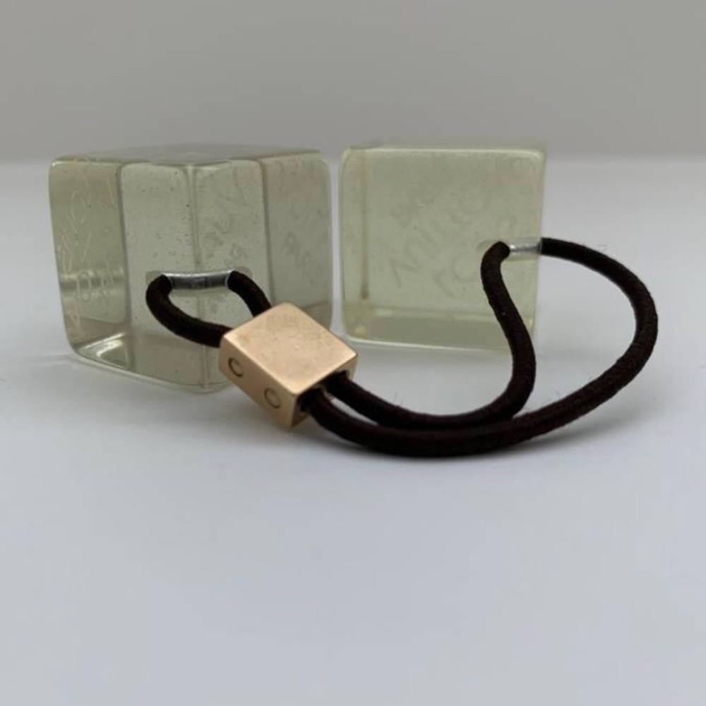 Louis Vuitton LV vintage authentic clear hair cubes - Picture 3 of 5